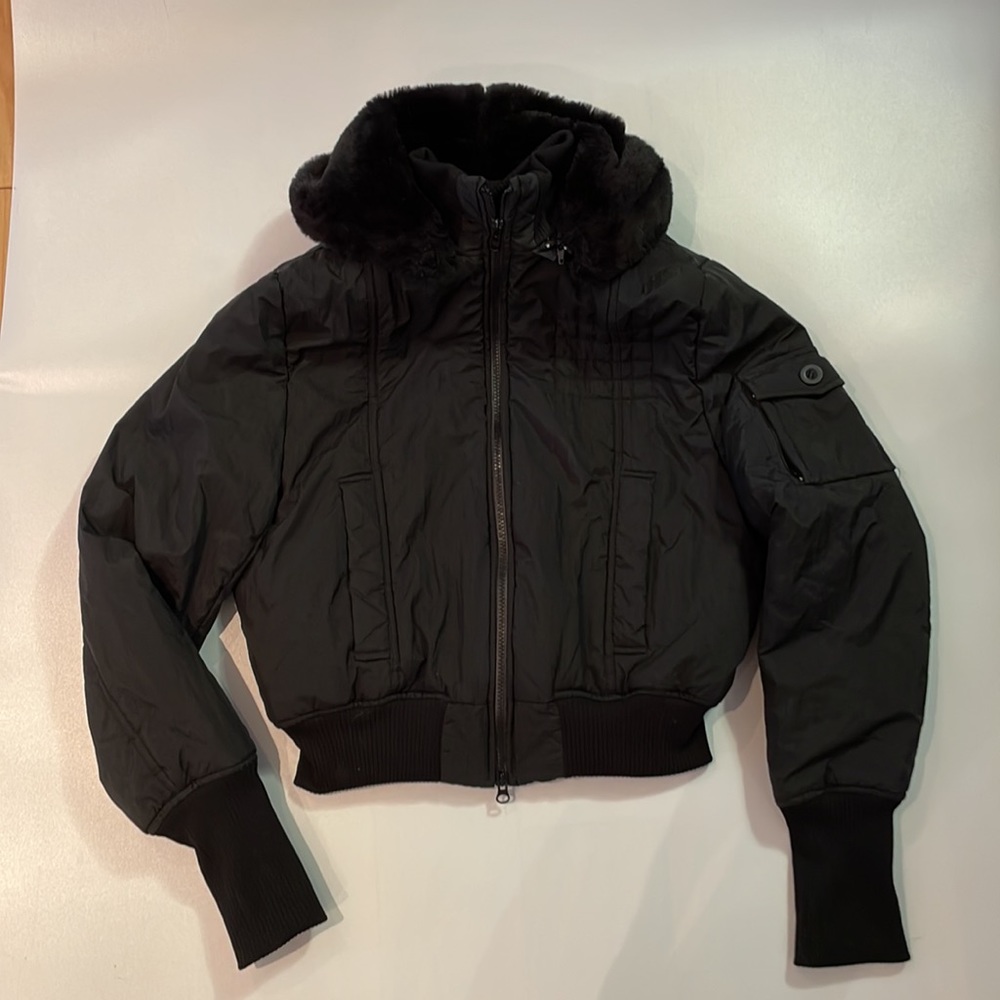 Mendocino Black Women’s Bomber Jacket Size Large